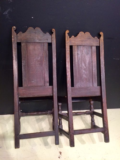 PAIR OF QUEEN ANNE WELSH OAK SIDE CHAIRS - ADDITIONAL PHOTO 2