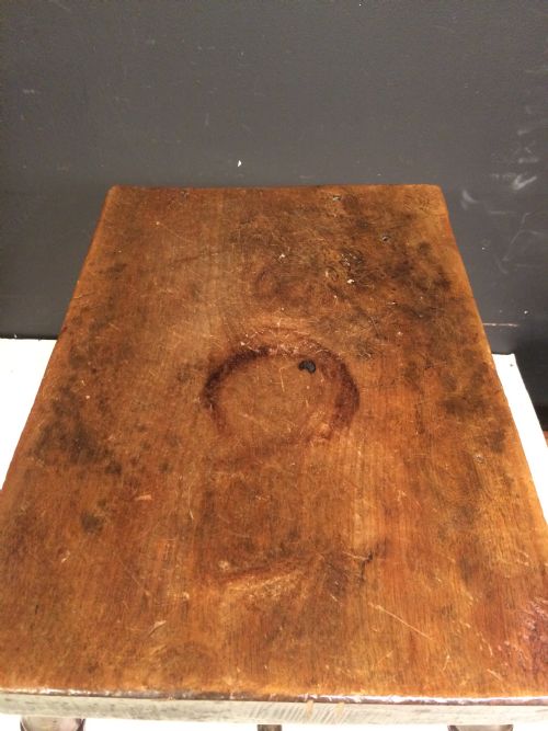 GEORGIAN COUNTRY FRUITWOOD AND ASH COUNTRY STOOL - ADDITIONAL PHOTO 1