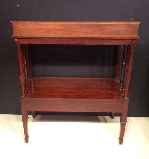 19TH CENTURY MAHOGANY TWO TIER BUFFET - ADDITIONAL PHOTO 4