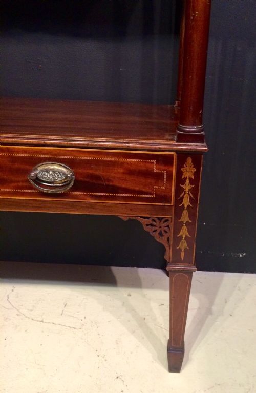 19TH CENTURY MAHOGANY TWO TIER BUFFET - ADDITIONAL PHOTO 6