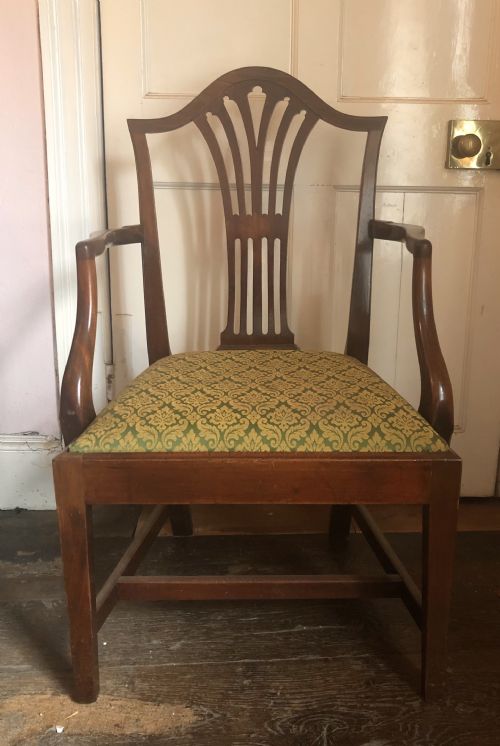 A SET OF 7 61 GEORGIAN MAHOGANY DINING CHAIRS - ADDITIONAL PHOTO 6