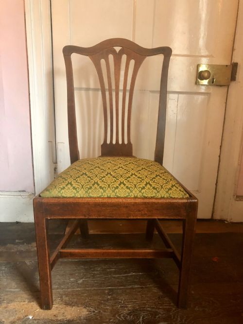 A SET OF 7 61 GEORGIAN MAHOGANY DINING CHAIRS - ADDITIONAL PHOTO 7