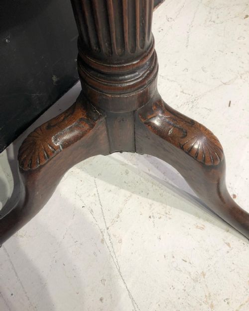 GEORGIAN OAK TRIPOD TABLE - ADDITIONAL PHOTO 3