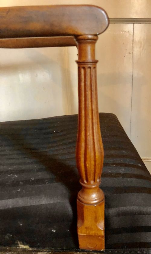 SET OF SIX GEORGIAN MAHOGANY DINING CHAIRS - ADDITIONAL PHOTO 5