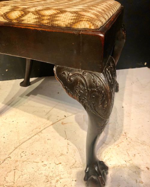 CHIPPENDALE REVIVAL CARVED MAHOGANY SIDE CHAIR - ADDITIONAL PHOTO 2