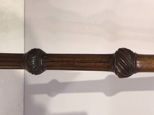 PAIR OF 19TH CENTURY CARVED MAHOGANY TORCHERES - ADDITIONAL PHOTO 4