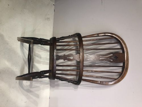 ANTIQUE ASH AND ELM ROCKING CHAIR - ADDITIONAL PHOTO 3
