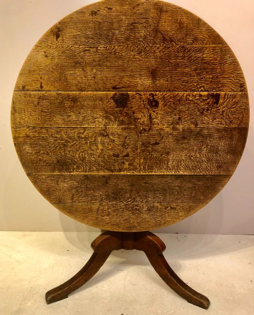large georgian oak tripod table - CATEGORY: ANTIQUE TABLES - DATED GEORGIAN