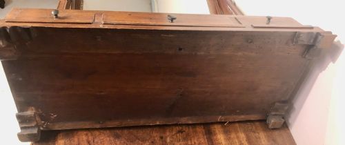 LARGE GEORGIAN MAHOGANY DRESSING TABLE MIRROR - ADDITIONAL PHOTO 4