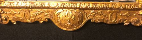 GEO II STYLE CARVED GILTWOOD WALL MIRROR - ADDITIONAL PHOTO 2