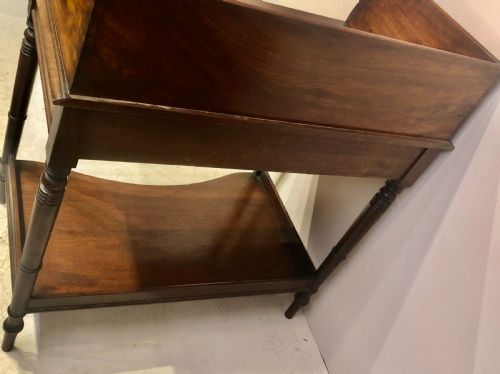 GEORGIAN MAHOGANY WRITING TABLE - ADDITIONAL PHOTO 2