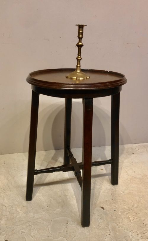GEORGIAN OVAL MAHOGANY WINELAMP TABLE - ADDITIONAL PHOTO 2