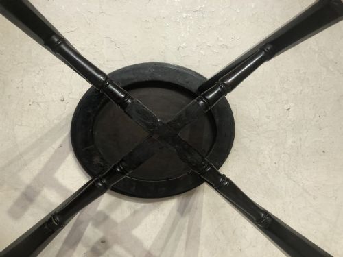 GEORGIAN OVAL MAHOGANY WINELAMP TABLE - ADDITIONAL PHOTO 3