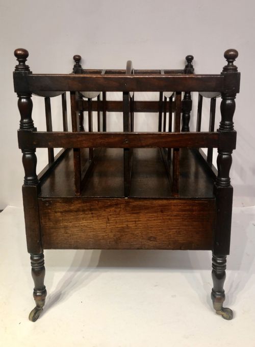 GEORGIAN MAHOGANY CANTERBURY - ADDITIONAL PHOTO 1