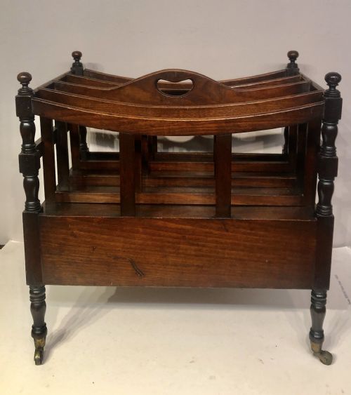 GEORGIAN MAHOGANY CANTERBURY - ADDITIONAL PHOTO 3