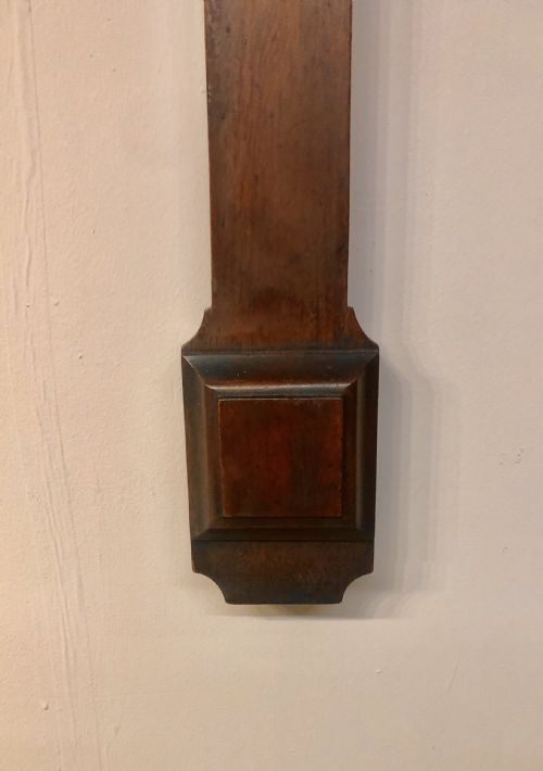 GEORGIAN MAHOGANY STICK BAROMETER BY W B WATSON OF BOLTON - ADDITIONAL PHOTO 1