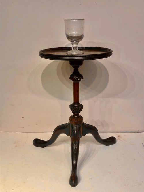 georgian carved mahogany wine table - CATEGORY: ANTIQUE TABLES - DATED 18TH CENTURY