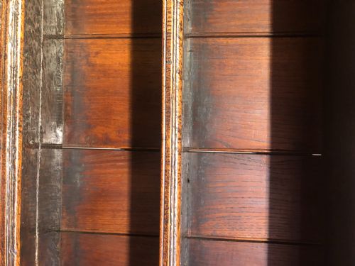 ANTIQUE OAK WELSH DRESSER AND SHELVES - ADDITIONAL PHOTO 1