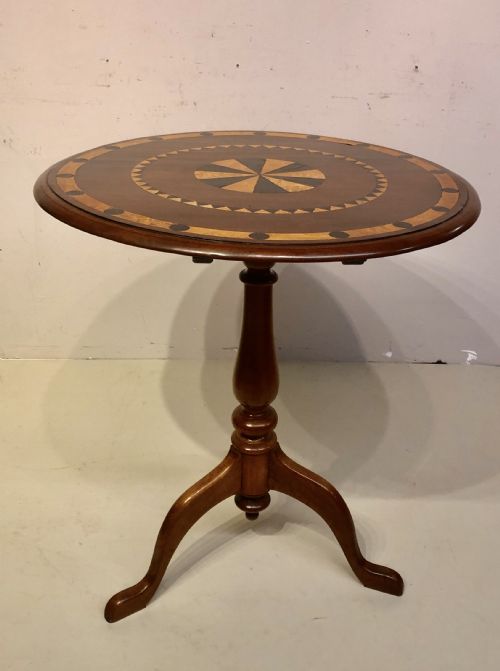 GEORGIAN MAHOGANY TILT TOP TRIPOD TABLE - ADDITIONAL PHOTO 4