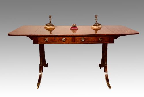 regency mahogany sofa table - CATEGORY: ANTIQUE TABLES - DATED REGENCY