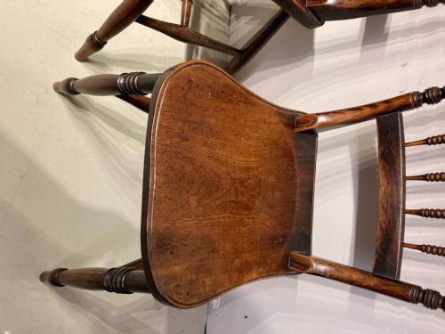 PAIR OF SIMULATED ROSEWOOD SIDE CHAIRS - ADDITIONAL PHOTO 3