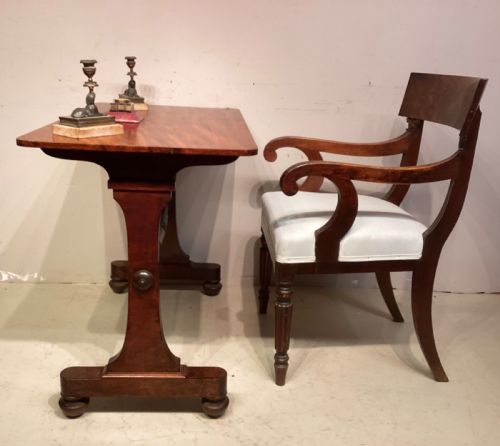 WILLIAM IV MAHOGANY WRITING TABLE - ADDITIONAL PHOTO 7