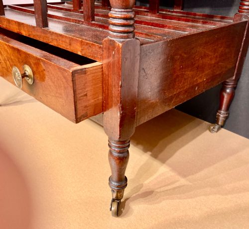 GEORGIAN BOAT SHAPED MAHOGANY CANTERBURY - ADDITIONAL PHOTO 2