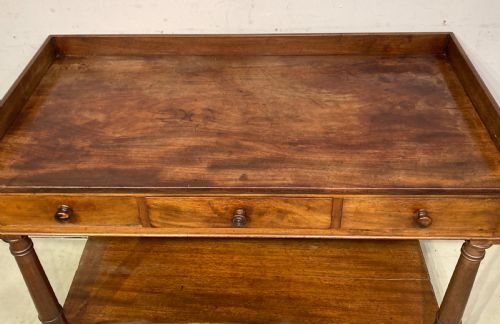 WILLIAM IV MAHOGANY DRESSING TABLE - ADDITIONAL PHOTO 1