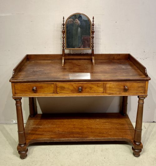 WILLIAM IV MAHOGANY DRESSING TABLE - ADDITIONAL PHOTO 5