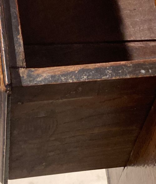 GEORGIAN OAK AND ELM DRESSER BASE - ADDITIONAL PHOTO 2