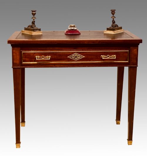 19TH CENTURY MAHOGANY WRITINGREADING TABLE - ADDITIONAL PHOTO 7