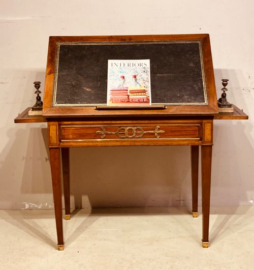 19TH CENTURY MAHOGANY WRITINGREADING TABLE - ADDITIONAL PHOTO 1