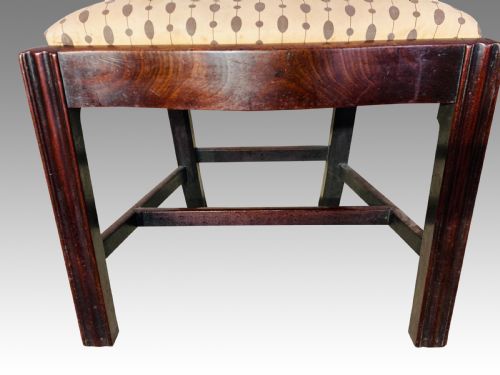 SET OF TEN CHIPPENDALE MAHOGANY DINING CHAIRS - ADDITIONAL PHOTO 4