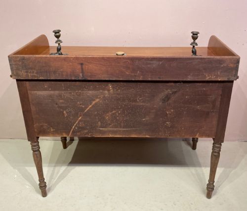 LATE GEORGIAN MAHOGANY DRESSING TABLE - ADDITIONAL PHOTO 4