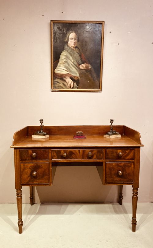 LATE GEORGIAN MAHOGANY DRESSING TABLE - ADDITIONAL PHOTO 7