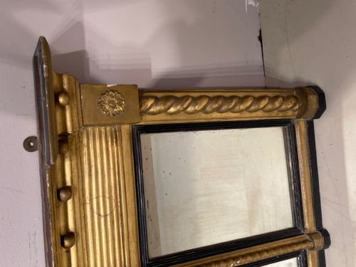 REGENCY GILT OVERMANTEL MIRROR - ADDITIONAL PHOTO 3