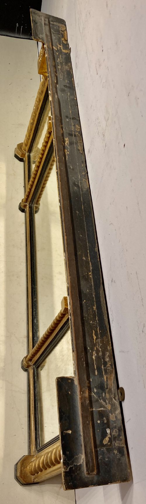 REGENCY GILT OVERMANTEL MIRROR - ADDITIONAL PHOTO 4