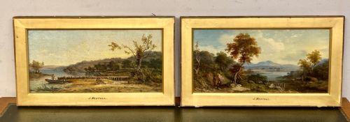 PAIR OF VICTORIAN OIL PAINTINGS BY JOHN WESTALL - ADDITIONAL PHOTO 2