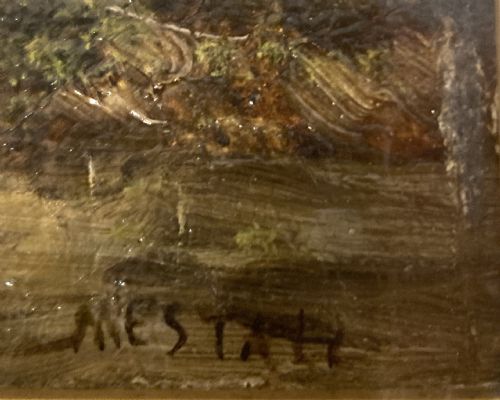 PAIR OF VICTORIAN OIL PAINTINGS BY JOHN WESTALL - ADDITIONAL PHOTO 5
