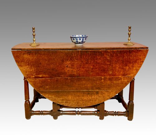 QUEEN ANNE WELSH OAK GATELEG TABLE - ADDITIONAL PHOTO 5