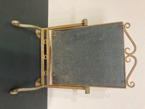 ANTIQUE GILDED METAL DRESSING TABLE MIRROR - ADDITIONAL PHOTO 3