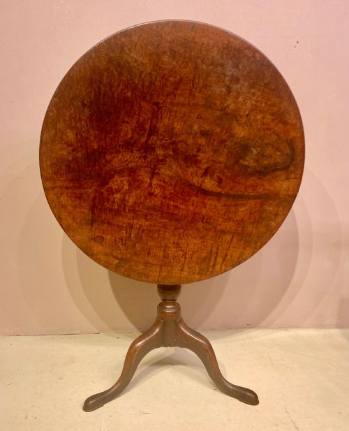 georgian mahogany tripod table - CATEGORY: ANTIQUE TABLES - DATED GEORGIAN