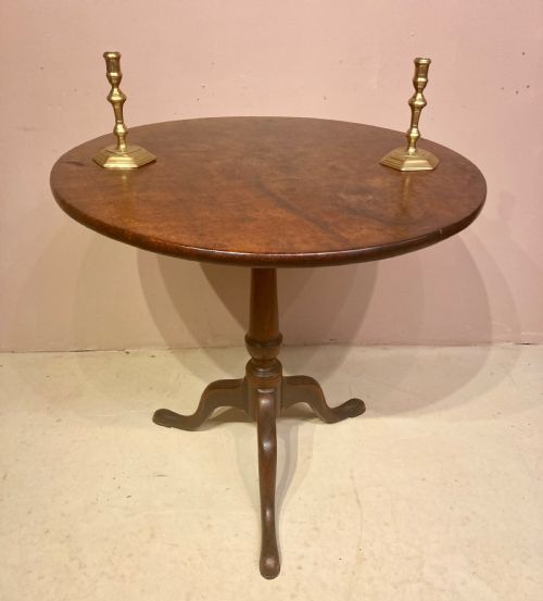 GEORGIAN MAHOGANY TRIPOD TABLE - ADDITIONAL PHOTO 1