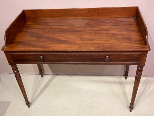 GEORGIAN MAHOGANY WRITING DRESSING TABLE - ADDITIONAL PHOTO 2
