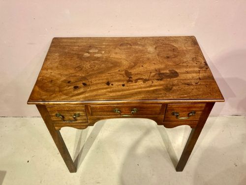 GEORGIAN MAHOGANY WRITING DRESSING TABLE - ADDITIONAL PHOTO 3