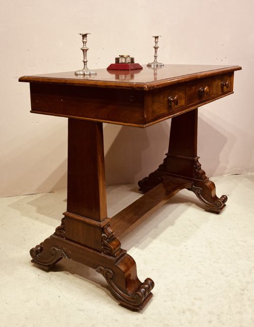small victorian mahogany writingside table - CATEGORY: ANTIQUE TABLES - DATED VICTORIAN
