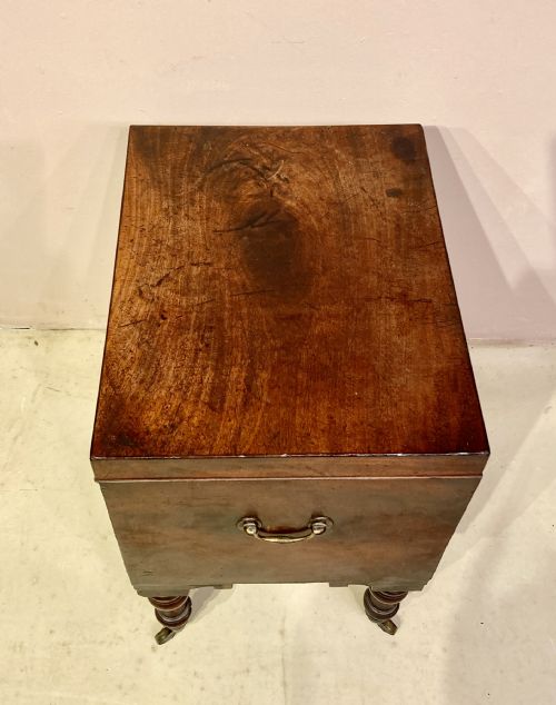 GEORGIAN MAHOGANY CELLARETTE - ADDITIONAL PHOTO 3
