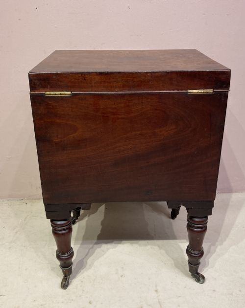 GEORGIAN MAHOGANY CELLARETTE - ADDITIONAL PHOTO 4