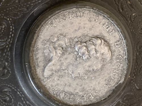 SWEDISH COMMEMORATIVE OAK AND PEWTER DAUBENKRUG TANKARD - ADDITIONAL PHOTO 5