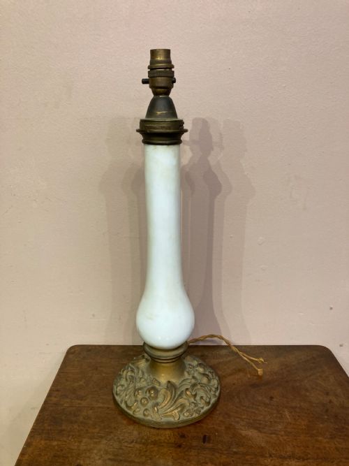 victorian glass lamp by palmer co - CATEGORY: ANTIQUE LIGHTING - DATED VICTORIAN